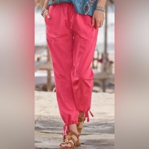 Sundance Rippling Tides Cotton High Rise Pants. NWOT